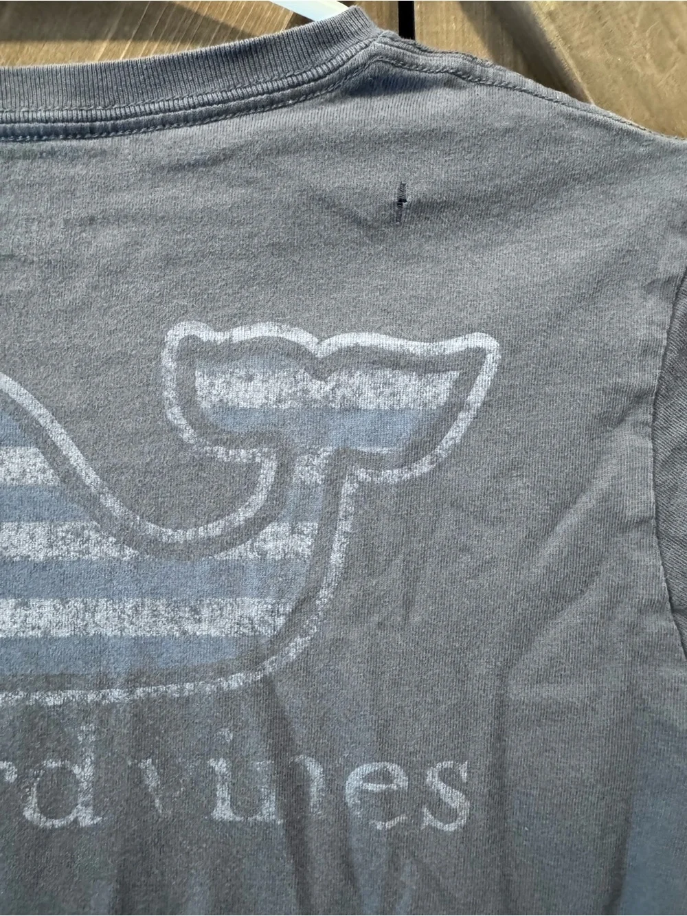 Vineyard Vines Boys Long Sleeve Tee in Faded Blue